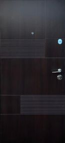 Двері Ф3 Каліфорнія метал 2050*960 праві венге