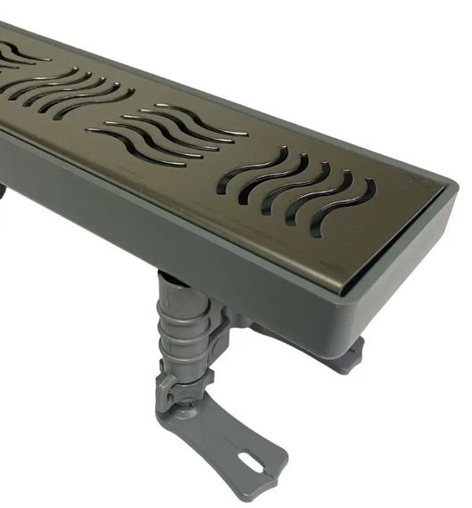 Душевой канал Maxiflow Classic Line 60 см решетка Волна 4012.0Y050K.060.1 | Зображення 2