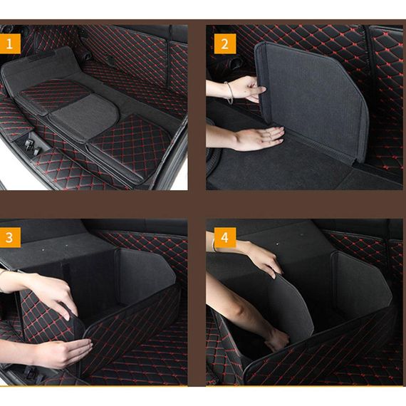 Органайзер автомобільний Primolux ORG-03 саквояж у багажник 48x31x28 см - Black/Red | Зображення 3