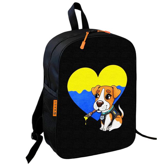 Набор детский Пес Патрон рюкзак 36х27см сумка-бананка,кружка с принтом для мальчика (01571) | Зображення 1