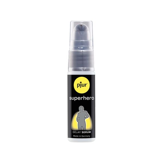 Пролонгувальний гель pjur Superhero Serum 20 мл, створює невидиму плівку, що знижує чутливість