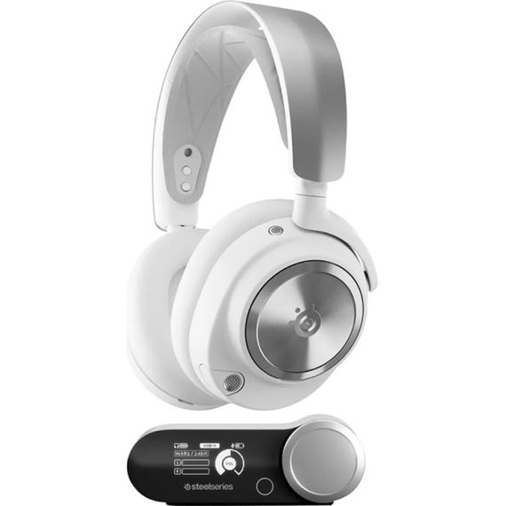 Ігрова гарнітура SteelSeries Arctis Nova Pro Wireless White PC/PS/SW/MAC/MOB | Зображення 5
