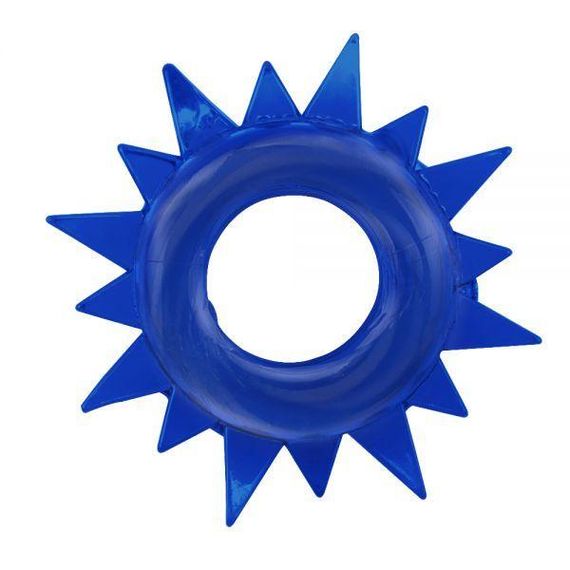 Набір ерекційних кілець Chisa GK Power Cock Rings з різними структурами, сині sexstyle | Зображення 2