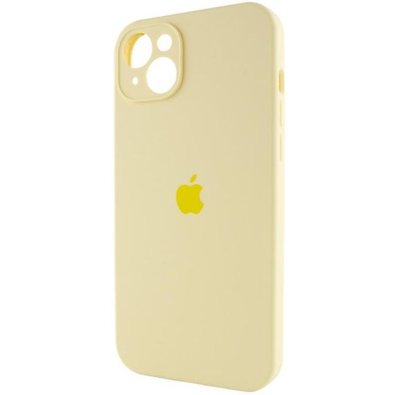 Чохол Silicone Case Full Camera Protective (AA) для Apple iPhone 15 (6.1") Жовтий / Mellow Yellow | Зображення 2