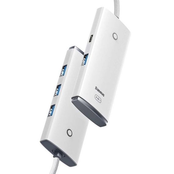 Перехідник HUB Baseus Lite Series 4in1 (USB-A to USB3.0*4) (0.25m) (WKQX03) | Зображення 3