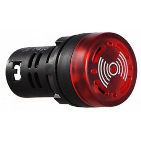 Зумер AD22SM 220В АC красный Ny95503358