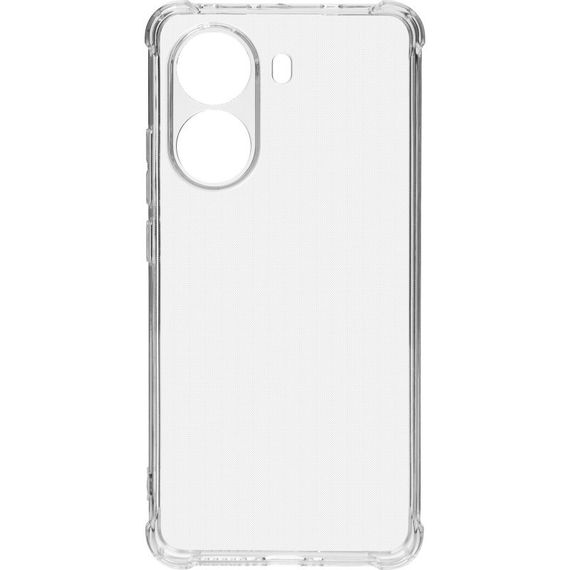 TPU чехол GETMAN Ease logo усиленные углы Full Camera для Xiaomi Poco X7 Pro Бесцветный (прозрачный)