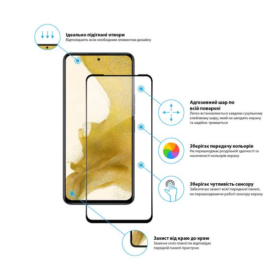 Скло захисне Global Full Glue Tecno Camon 18 Premier (1283126529191) | Зображення 2