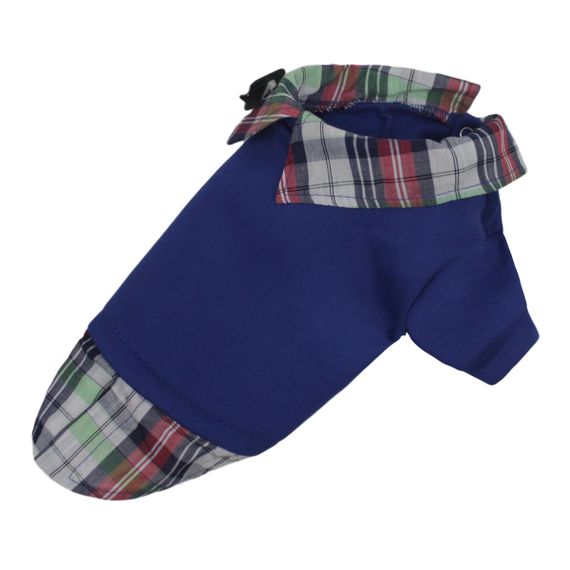 Толстовка з сорочкою синя Y-297 | Зображення 3