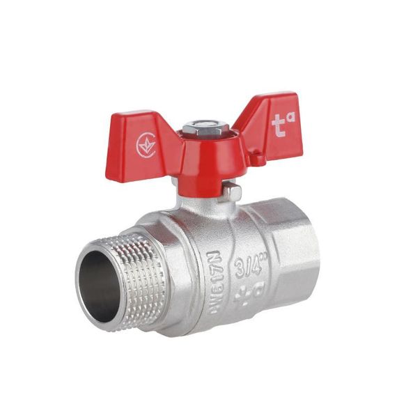 Кран кульовий Thermo Alliance Forte 3/4" ВЗ для води (метелик) SF607W20