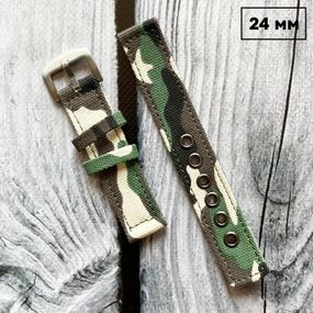 Ремешок двойной Camo Multicam 24 мм