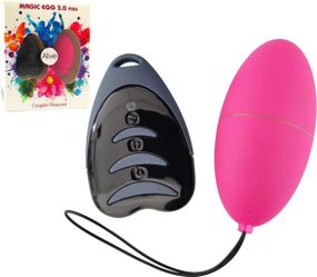 Віброяйце Alive Magic Egg 3.0 з дистанційним керуванням рожеве Sex Aura