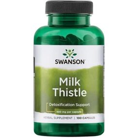 Розторопша Swanson Milk Thistle 500 mg 100 Caps SWA-01966