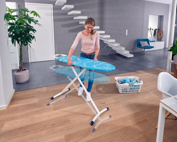 Прасувальна дошка Leifheit AirBoard M Solid 120x38 см, легка термопластикова стільниця, 72563 | Зображення 5