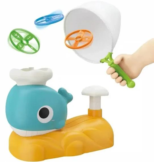 Інтерактивна дитяча іграшка літаюча тарілка фрісбі Small Whale