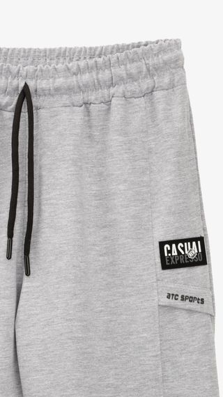 Спортивні штани однотонні для хлопчика Atescan 2515 158 см Сірий shop (2000999423178) | Зображення 1