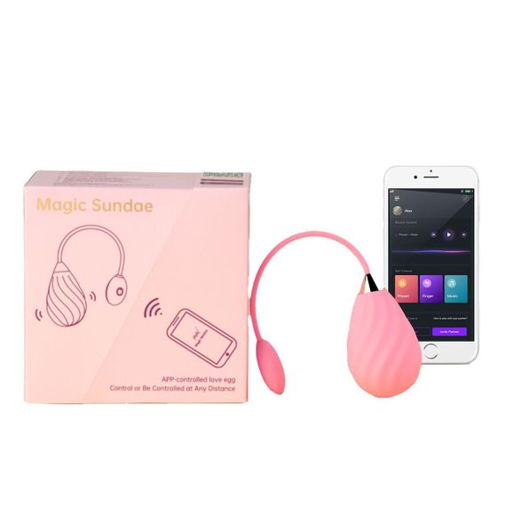 Смарт-віброяйце Magic Motion Sundae Pink | Зображення 2