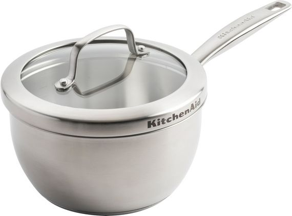 Ковш с крышкой KitchenAid Proline CC005129-001 18 см 2 л серебристый