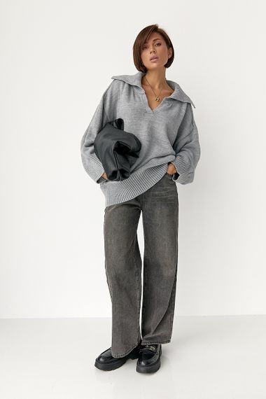 Прямі жіночі джинси Straight - чорний цвет, S (є розміри) | Зображення 2