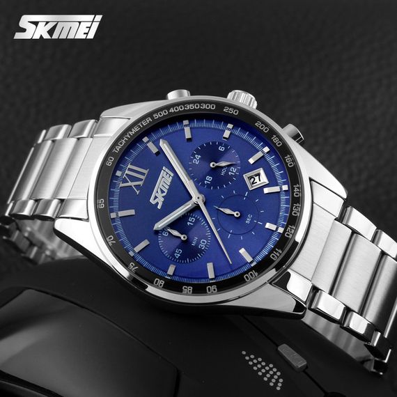 Skmei 9096BU Blue | Зображення 1
