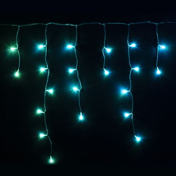Smart LED Гирлянда Twinkly Icicle RGB 190, Gen II, IP44, длина 5м, кабель прозрачный (TWI190STP-TEU) | Зображення 9