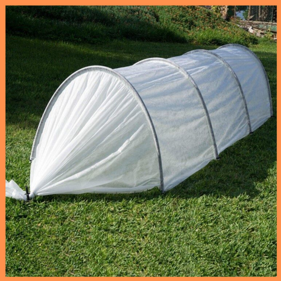 Парник 4 м 42 г/м2 "Парник для рослин" для розсади овочів, дачна розбірна теплиця з спанбонду | Зображення 9