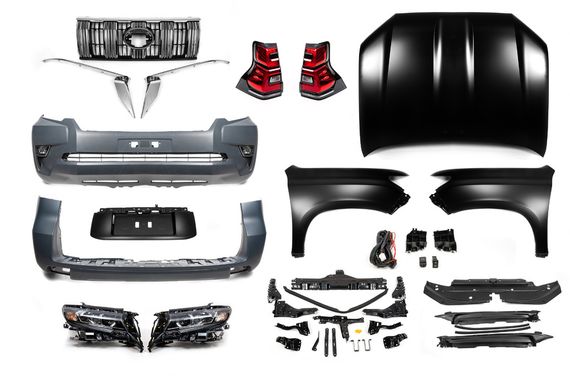 Комплект рестайлінгу з 2009-2016 на 2017- (з Full Led оптикою) для Toyota Land Cruiser Prado 150