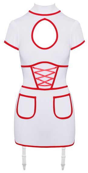 Рольовий костюм медсестри Cottelli Costumes, білий, XL | Зображення 1