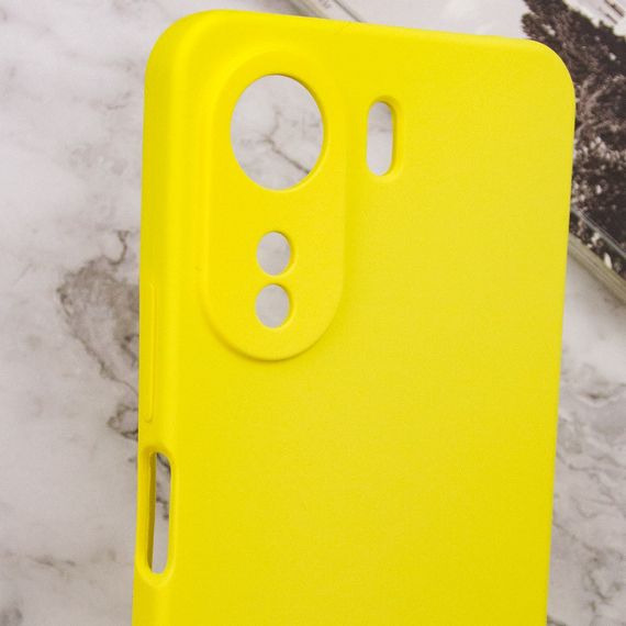 Чехол Silicone Cover Lakshmi Full Camera (AAA) для Xiaomi Redmi 13C / Poco C65 Желтый / Yellow | Зображення 6