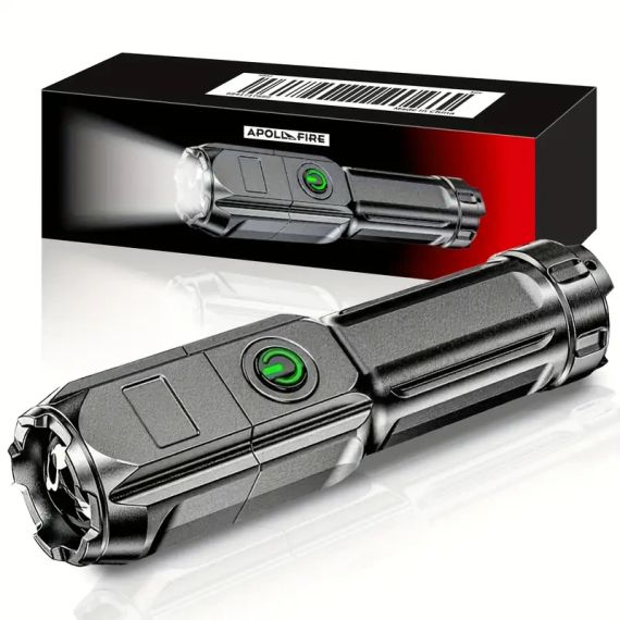 Високопотужний Перезаряджуваний Ліхтарик APOLLOFIRE  800mAh