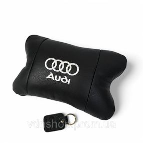 Комфортная подушка для автомобиля Audi, Автоподушки с логотипом, Подушка на авто сиденье FQ-70