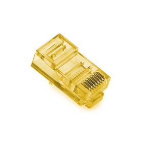 Коннектор Ritar RJ-45 8P8C UTP Cat-5 (100 шт/уп.) Yellow в тубе