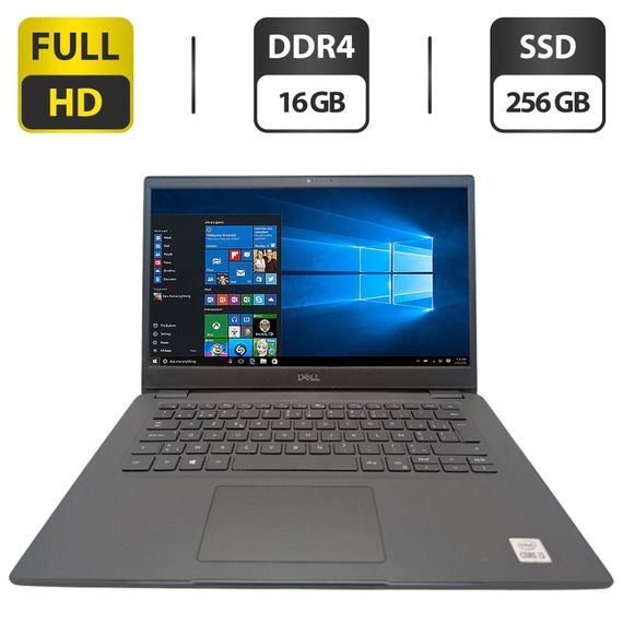 Ультрабук Dell Latitude 3410 / 14" (1920x1080) IPS / Intel Core i3-10110U (2 (4) ядра по 2.1 - 4.1 GHz) / 16 GB DDR4 / 256 GB SSD / Intel UHD Graphics / WebCam б/у
