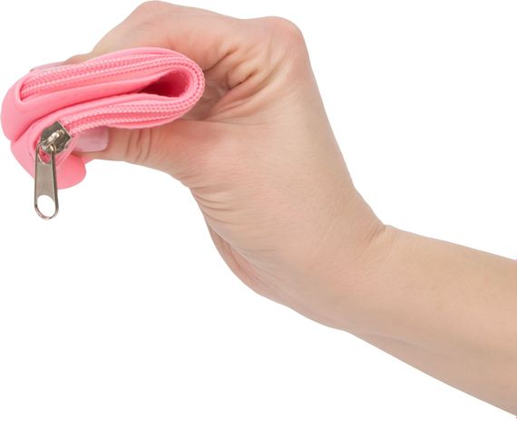 Сумка для зберігання секс-іграшок PowerBullet - Silicone Storage Zippered Bag Pink | Зображення 2