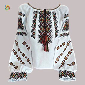 Рубашка Украинская вышиванка  44428759 цвет белый размер L/XL