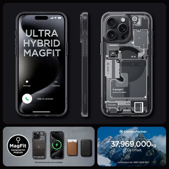 Чохол до мобільного телефона Spigen Apple iPhone 15 Pro Ultra Hybrid MagFit Zero One (ACS06721) | Зображення 8