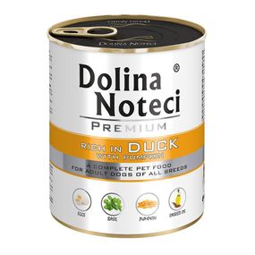 Dolina Noteci Premium 800г консерва для собак с уткой и тыквой