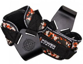 Гаки для тяги на зап'ястя Power System PS-3370 Hooks Camo Black/Red L (PS_3370_Black/Red L)