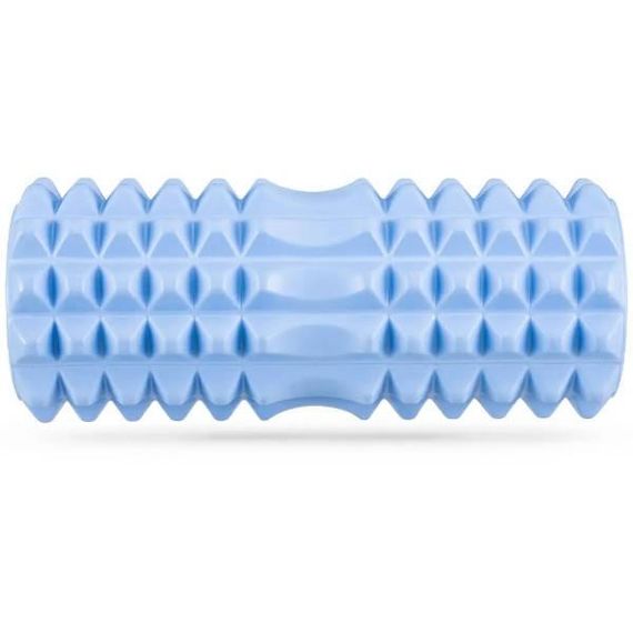 Ролик масажний для йоги, фітнесу (спина та шия) OSPORT (33*14 см) Блакитний