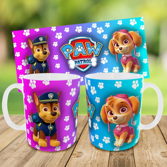 Детский набор Paw Patrol сумка-бананка + керамическая кружка с принтом (5569) | Зображення 3