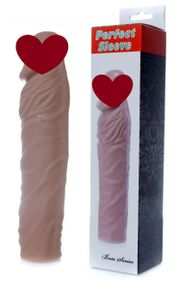 Насадка презерватив подовжує Boss Series - Perfect Sleeve Mulatto (extends 4 cm), BS6700082 sexstyle