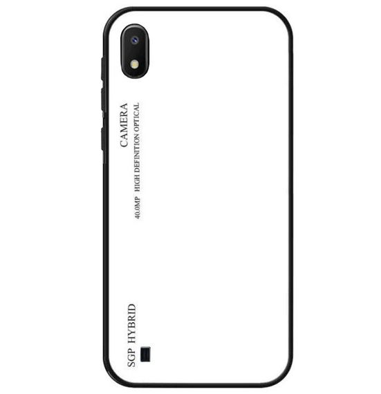 Чохол-бампер Primolux Gradient Glass для Samsung Galaxy A10 2019 (SM-A105) - White | Зображення 1