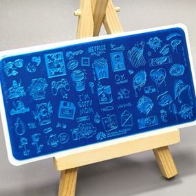 Пластина для стемпинга 167 Global Fashion (12х6см)