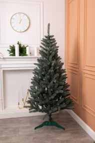 Штучна ялинка 2,2 м блакитна, новорічна ялинка Різдвяна ніч штучна SOK-22-6