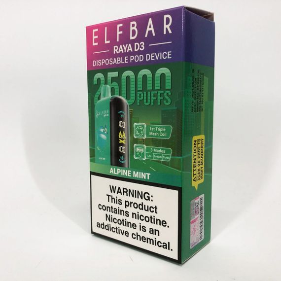 Elf Bar Raya D3 25000 смак М'ята (Alpine Mint) | Зображення 2