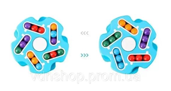 Детский развивающий вращающийся волшебный спинер, головоломка антистресс | Зображення 2