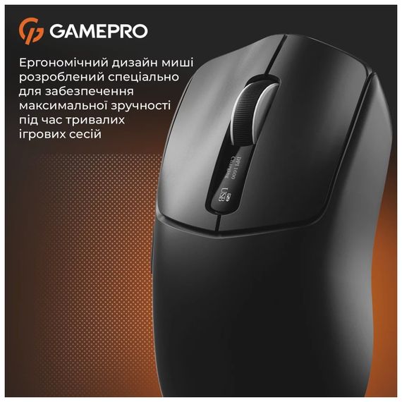 Мишка GamePro Genesis Ranker Wireless/Bluetooth/USB Black (GM012B) | Зображення 8