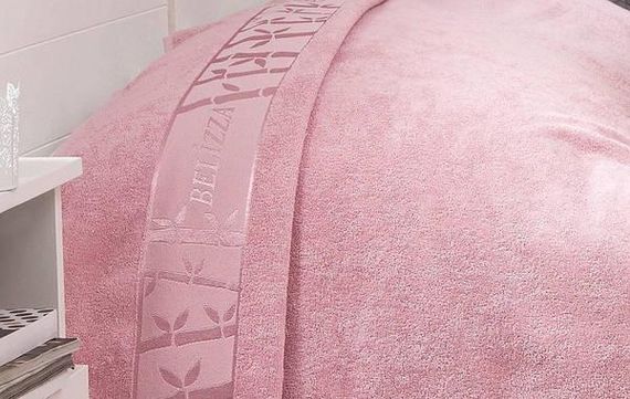 Простынь Belizza Gold pembe 200х220см Бамбук