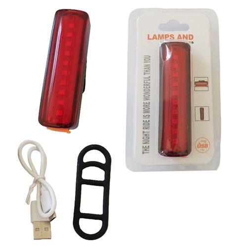 Велоліхтар XFL-102-10SMD (red) з акумулятором | Зображення 1
