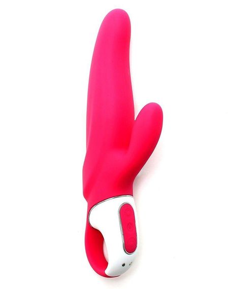 Потужний вібратор-кролик Satisfyer Vibes Mr. Rabbit, два мотори, литий силікон, 12 режимів роботи sexstyle
